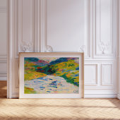 Landschap met een rivier | Curt Herrmann Poster