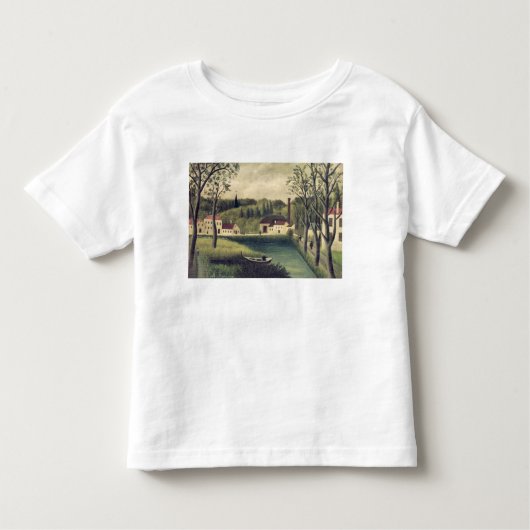 Landschap met een Vissers na 1886 Kinder Shirts (Voorkant)