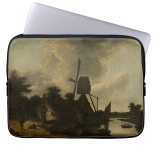 Landschap met een windmolen – Salomon Rombouts Laptop Sleeve