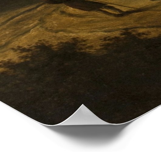 Landschap met een windmolen – Salomon Rombouts Poster (Hoek)