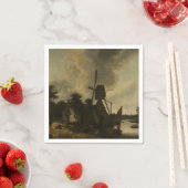 Landschap met een windmolen – Salomon Rombouts Servet (Insitu)