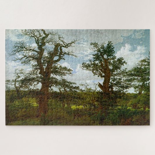 Landschap met eikenbomen – Caspar David Friedrich Legpuzzel (Horizontaal)