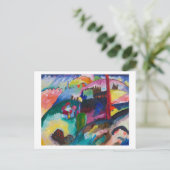 Landschap met Factory Chimney, Wassily Kandinsky Briefkaart (Staand voorkant)
