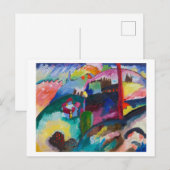 Landschap met Factory Chimney, Wassily Kandinsky Briefkaart (Voorkant / Achterkant)