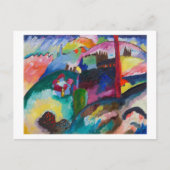 Landschap met Factory Chimney, Wassily Kandinsky Briefkaart (Voorkant)