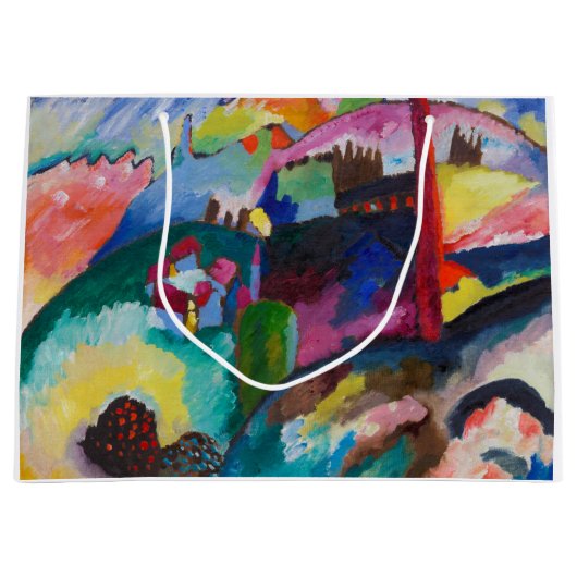 Landschap met Factory Chimney, Wassily Kandinsky Groot Cadeauzakje (Voorkant)