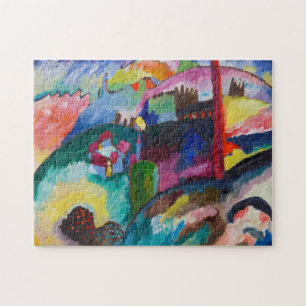 Landschap met Factory Chimney, Wassily Kandinsky Legpuzzel
