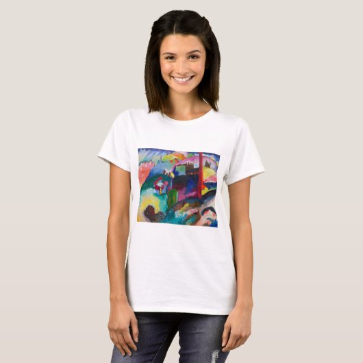 Landschap met Factory Chimney, Wassily Kandinsky T-shirt (Voorkant volledig)