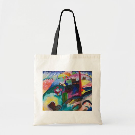 Landschap met Factory Chimney, Wassily Kandinsky Tote Bag (Voorkant)