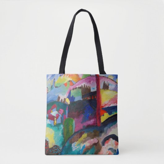 Landschap met Factory Chimney, Wassily Kandinsky Tote Bag (Voorkant)