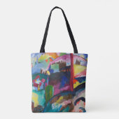 Landschap met Factory Chimney, Wassily Kandinsky Tote Bag (Achterkant)