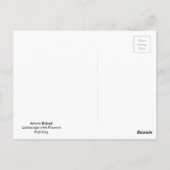 Landschap met Flowers Art Briefkaart (Achterkant)