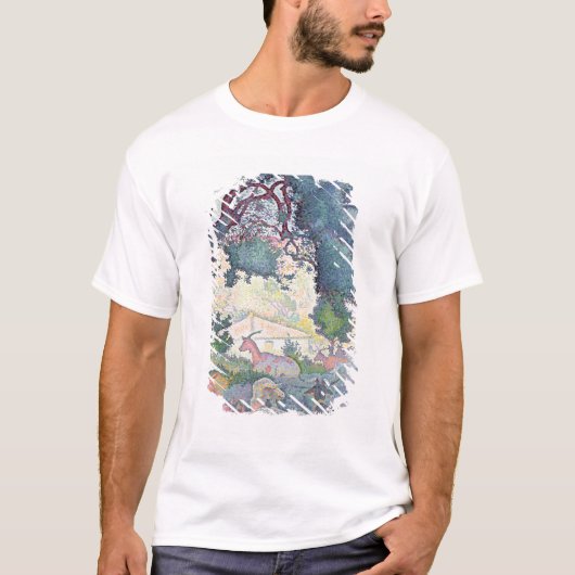 Landschap met geiten, 1895 t-shirt (Voorkant)