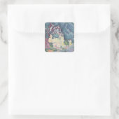 Landschap met geiten, 1895 vierkante sticker (Tas)
