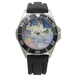 Landschap met geiten (door Henri-Edmond Cross) Horloge
