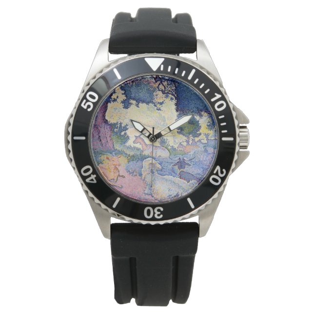 Landschap met geiten (door Henri-Edmond Cross) Horloge (Voorkant)