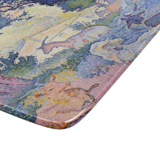 Landschap met geiten (door Henri-Edmond Cross) Snijplank (Hoek)