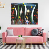 Landschap met Gele Vogels | Paul Klee | Canvas Afdruk (Insitu (Woonkamer))