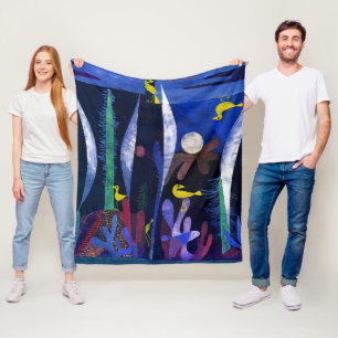 Landschap met Gele Vogels, Paul Klee Fleece Deken
