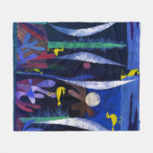 Landschap met Gele Vogels, Paul Klee Fleece Deken (Voorkant (Horizontaal))