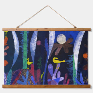 Landschap met Gele Vogels, Paul Klee Hangend Wandkleed
