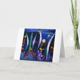 Landschap met Gele Vogels, Paul Klee Kaart