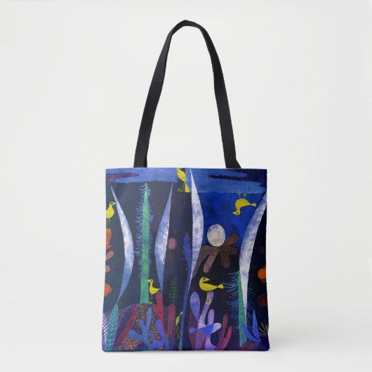 Landschap met Gele Vogels, Paul Klee Tote Bag (Voorkant)