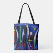 Landschap met Gele Vogels, Paul Klee Tote Bag (Achterkant)
