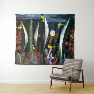 Landschap met Gele Vogels   Paul Klee   Wandkleed