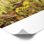 Landschap met geploegde velden van Vincent van Gog Poster (Hoek)