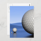 Landschap met Golf Balls Briefkaart (Voorkant / Achterkant)