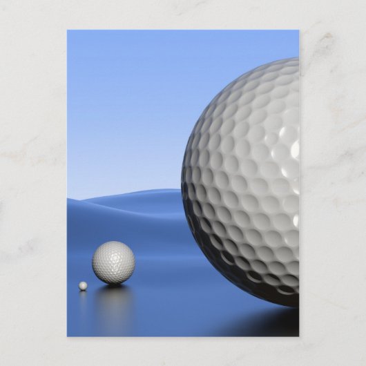 Landschap met Golf Balls Briefkaart (Voorkant)