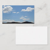 Landschap met groene heuvels, bomen en wolken notitiekaartje (Voorkant / Achterkant)