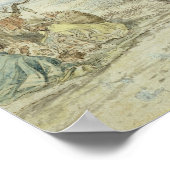 Landschap met Gypsy Fortune-Tellers Poster (Hoek)