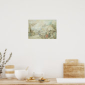 Landschap met Gypsy Fortune-Tellers Poster (Keuken)