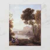 Landschap met Hagar en de Angel, 1646 Briefkaart (Voorkant)