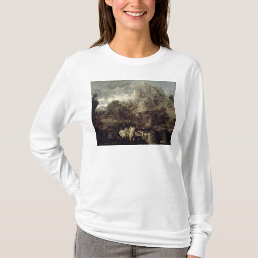 Landschap met Hercules en Cacus, c.1656 T-shirt (Voorkant)
