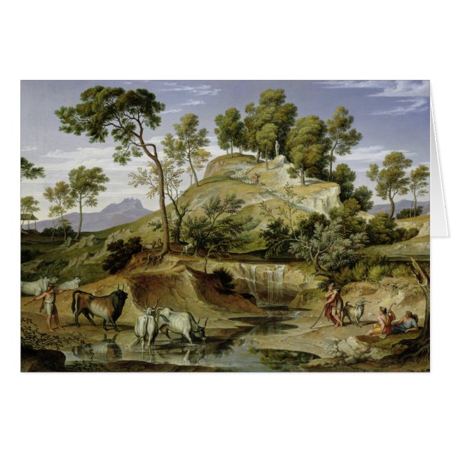 Landschap met herders en koeien (Voorkant Horizontaal)