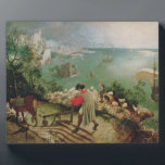 Landschap met Herfst Icarus, c.1555 Fotoplaat<br><div class="desc">Afbeelding Collectie Number: XIR3675 Landscape with the Herfst of Icarus, c.1555 (oil on canvas). Bruegel, Pieter de Elder (c.1525-69) olie op doek. Musees Royaux des Beaux-Arts de Belgique, Brussel, België Giraudon. 16</div>