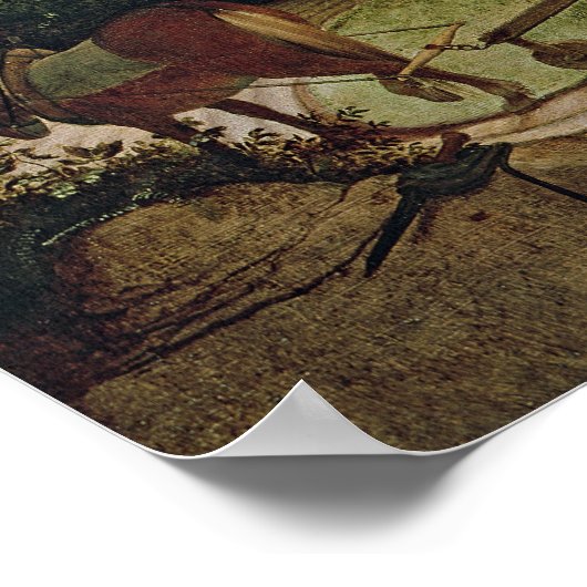 Landschap met Herfst Icarus, c.1555 Poster (Hoek)