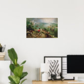 Landschap met Herfst Icarus, c.1555 Poster (Thuiskantoor)