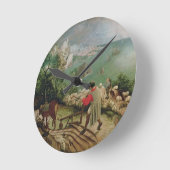 Landschap met Herfst Icarus, c.1555 Ronde Klok (Hoek)