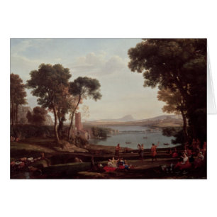 Landschap met het huwelijk tussen Isaac