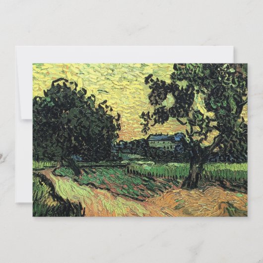 Landschap met het Kasteel van Auvers van Vincent v (Voorkant)