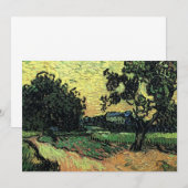 Landschap met het Kasteel van Auvers van Vincent v (Voorkant / Achterkant)