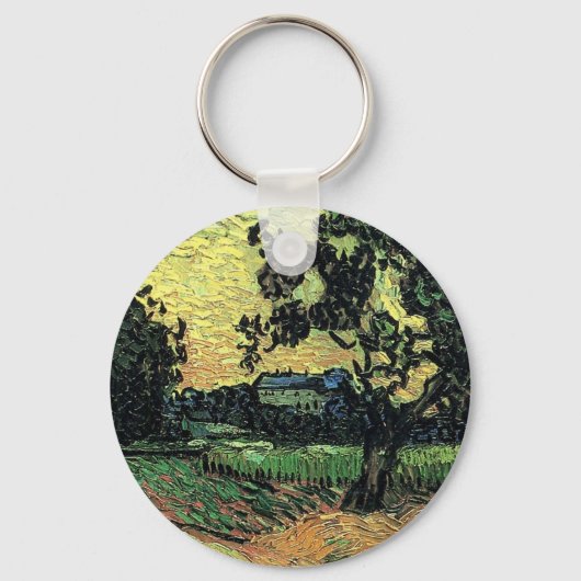Landschap met het Kasteel van Auvers van Vincent v Sleutelhanger (Voorkant)