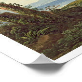 Landschap met het kasteel van Harlech Poster (Hoek)