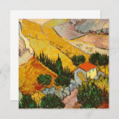 Landschap met House en Ploughma Vincent van Gogh (Voorkant / Achterkant)