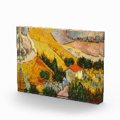 Landschap met House en Ploughma Vincent van Gogh Fotoblokken (Rechts)