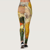 Landschap met House en Ploughma Vincent van Gogh Leggings (Achterkant)